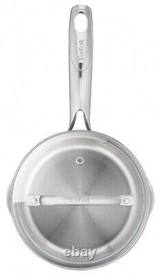 Tefal Duetto+ Cookware Set 6 Pcs Saucepan Stewpots With Glass Lids Pots LID Pot