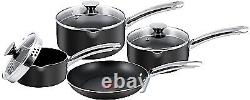Tefal Easy-strain 4 Piece Pan Set RRP £168 Tefal Easy-strain Non-stick Cookware