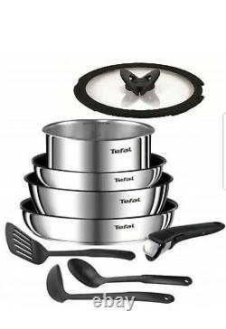 Tefal Emotion INOX Induction Pan Set Saucepan Set Cookware Set Pot All Hobs