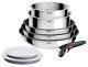 Tefal Ingenio Cook Eat Cookware Set 8 Pcs, Saucepans, Pans, Pan Removable Handle