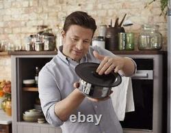 Tefal Ingenio Jamie Oliver 9-piece Cookware Set Saucepans, Frypan, Sautepan Lids