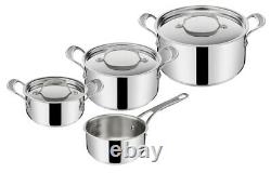 Tefal Jamie Oliver Cook's Classics 7 Pcs Cookware Set Saucepan Stewpots Pots Pot