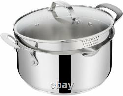 Tefal Jamie Oliver Cook's Direct 10 Pcs Cookware Set Saucepan Stewpots Pans Pots