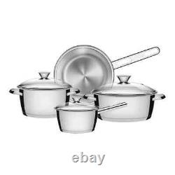 Tramontina 4-Piece Allegra Cookware Set- Saucepan, 2Casserole Pan and Frying Pan