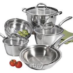 Tramontina 9-Piece Stainless Steel Cookware Set