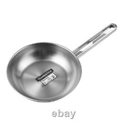 Tramontina Cookware Fry Pan, Saucepan, Casserole Pot Triple Layer Base Silver