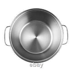 Tramontina Cookware Fry Pan, Saucepan, Casserole Pot Triple Layer Base Silver