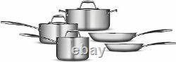 Tramontina Gourmet 8 Piece Tri-Ply Clad Stainless Steel Cookware Set NEW