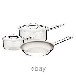 Tramontina Stainless Steel 3 Pcs. Cookware Set
