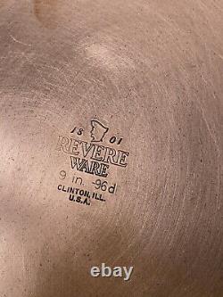 VTG Revere Ware Copper Bottom Stainless Steel 13 Piece Cookware Set & Tea Kettle