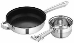 Velaze Arthus Cookware Set Stainless Steel Induction Casserole Pans Saucepan Lid