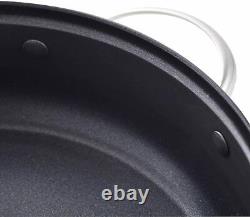 Velaze Cookware Set Stainless Steel Saucepan Casserole Pot Frypans with Glass Lid