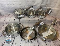 Viking 12-pc 3ply 18/8 Stainless Steel Cookware set
