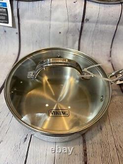 Viking 12-pc 3ply 18/8 Stainless Steel Cookware set
