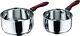 Vinod Stainless Steel Milkpan Set, 1L, set of 2, Cookware, kitchenware