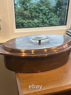 Vintage Culinox Roasting Pot stainless Steel/copper from Switzerland