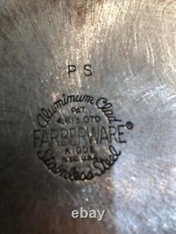 Vintage Faberware Aluminum Clad Stainless Steel 18 Piece Pans Pots Skillets Set