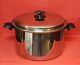 Vintage Miracle Maid HUGE 12 QT. STOCKPOT. 5-Ply Mira-Plex 18-8 Stainless