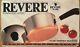 Vintage REVERE WARE 1.5 QT Covered Saucepan Copper Clad Bottom New In Box NOS
