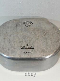 Vintage Wagner Ware Sidney-O- Aluminum Magnalite Oval Turkey R #4267P & #4248M