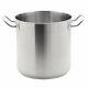 Vogue Heavy Duty Stainless Steel Deep Stockpot Catering Commercial Cookware