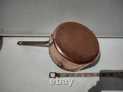 Williams Sonoma France Copper stainless sauce pan 7 1/2 x 4 Vintage chef 2qrt