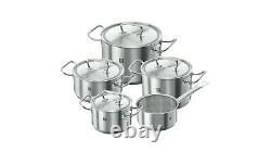 ZWILLING J. A. HENCKELS Twin Classic Cookware Set 5pcs+ Zwilling steel Soap