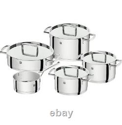 ZWILLING Stainless Steel Cookware Gloss Grey Set