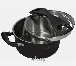 Zwieger Forte Set Of Two Stewpots With Drainage System 20, 24 CM Pots Glass Lids