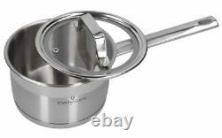 Zwieger Fusion Set Of Pots 11 Pcs Cookware Stockpot Stewpots Glass Lids Pot New