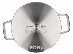 Zwieger Fusion Set Of Pots 11 Pcs Cookware Stockpot Stewpots Glass Lids Pot New