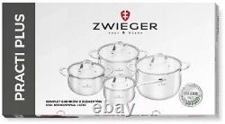Zwieger Practi Plus 4 Pot Set Induction 8 Pcs New