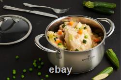 Zwieger Practi Plus 6 Pcs Cookware Set, Stewpots, Stockpot, Glass Lids Pot, Pots