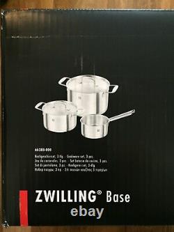 Zwilling Base 3 Pcs Cookware Set